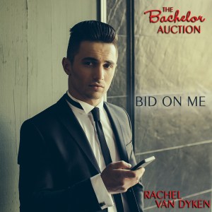 Man young handsome sensual elegant model in suit with black skinny necktie and smartphone looks in camera on grey background